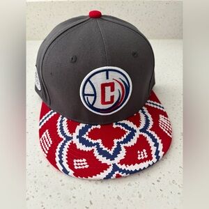 LA Clipper Blue and Red tribal hat